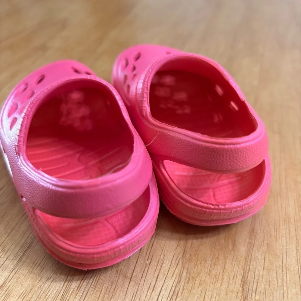 Wonder Nation Baby Girl Pink Clog Shoe Size 2 Infant 3-6m